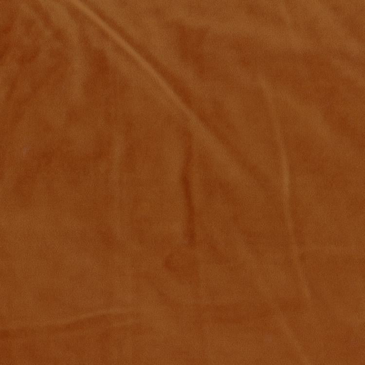 Upholstery Drapery Velvet Fabric Brown Mustard / Rust