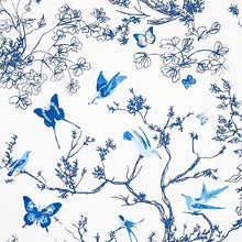 Load image into Gallery viewer, Schumacher Birds &amp; Butterflies Wallpaper 2704421 / Porcelain