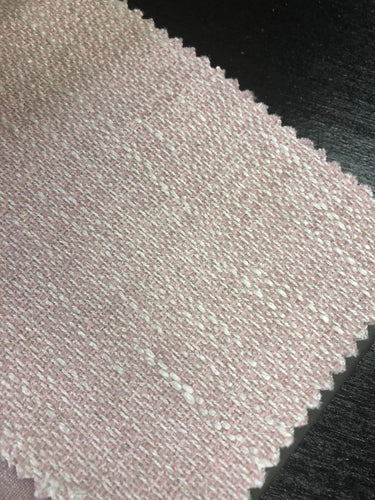 2 Colorways Tweed Mid Century Modern Upholstery Fabric Rose Blue
