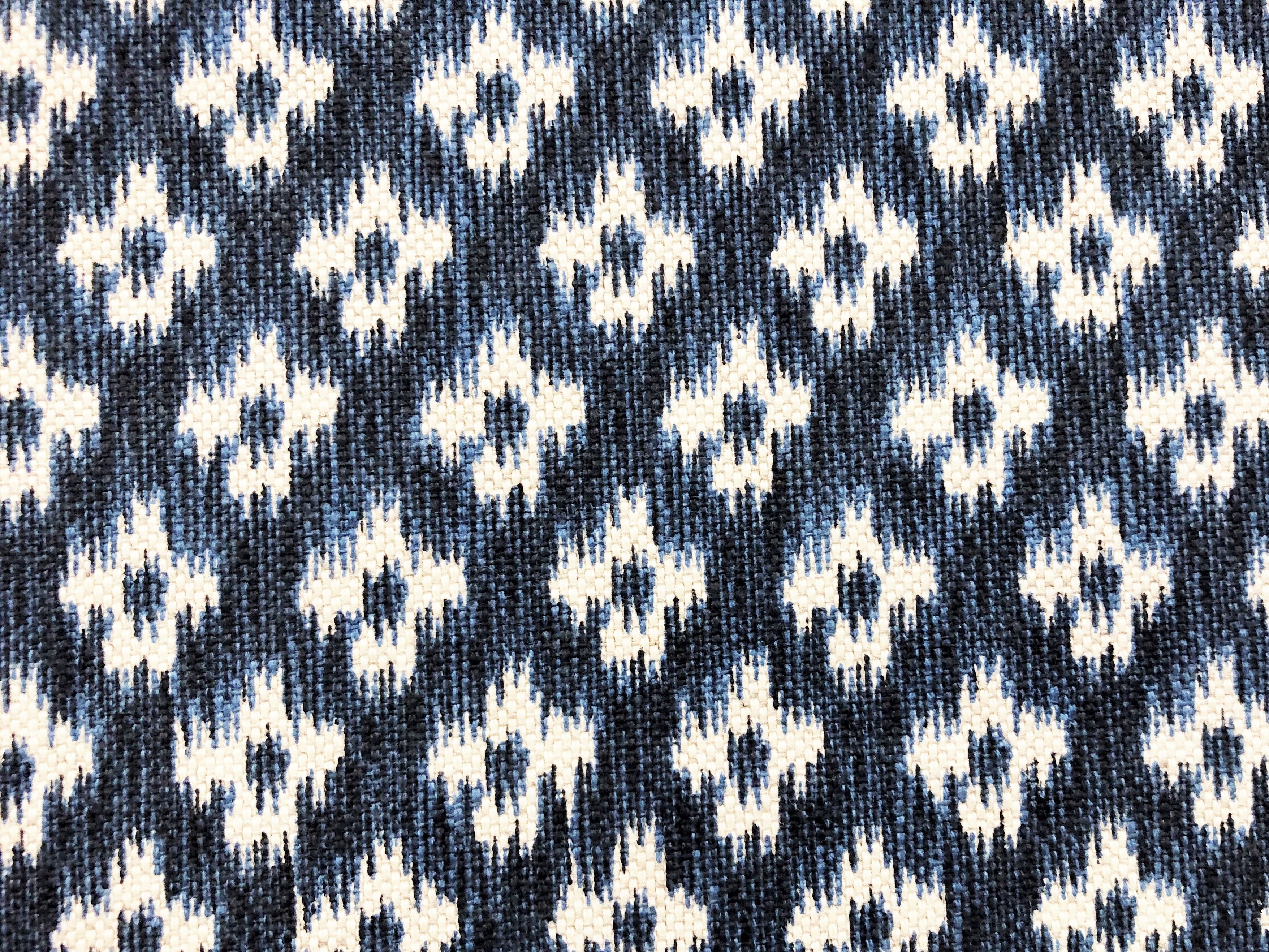 Duralee Blue Jay Aqua Blue Beige cheapest Ikat Geometric Upholstery Fabric WHS871