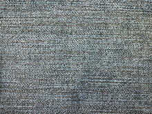 Load image into Gallery viewer, Crypton Stain Water Resistant Mid Century Modern Tweed Chenille Navy Gray Blue Upholstery Fabric RMCR VII