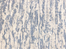 Load image into Gallery viewer, Scalamandre Sequoia Linen Print Sky Abstract Faux Bois Blue Ivory Drapery Fabric