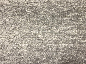 Crypton Stain Water Resistant Mid Century Modern Chenille Stone Pale Gray Grey Upholstery Fabric RMCR XIV