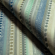 Load image into Gallery viewer, Lee Jofa Palmete Weave Fabric / Aqua