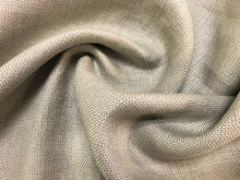 Load image into Gallery viewer, Pure Belgian Linen Seafoam Gray Neutral Textured Upholstery Drapery Fabric