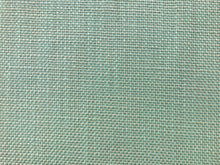 Load image into Gallery viewer, Designer Water &amp; Stain Resistant Seafoam Green Beige Linen Blend Canvas Upholstery Drapery Fabric