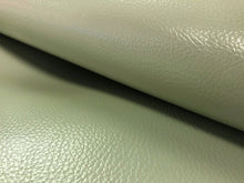 Load image into Gallery viewer, 1.5 Yds Designer Seafoam Green Lustrous Faux Leather Upholstery Vinyl