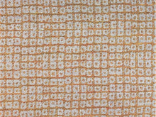 Load image into Gallery viewer, 1.25 Yds Designer Water &amp; Stain Resistant Mustard Ochre Grey Small Scale Abstract Upholstery Drapery Fabric