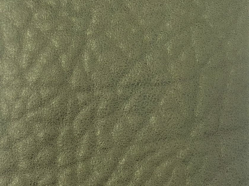 Heavy Duty Dark Sage Green Steel Grey Soft Faux Buffalo Leather Upholstery Vinyl