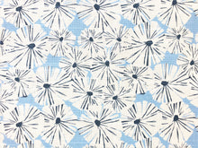 Load image into Gallery viewer, Waverly Forget Me Not Sky Blue Ivory Floral Abstract Botanical Upholstery Drapery Fabric