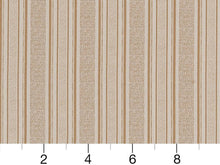Load image into Gallery viewer, Champagne Beige Stripe Upholstery Drapery Fabric
