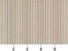 Load image into Gallery viewer, Beige Stripe Upholstery Drapery Fabric