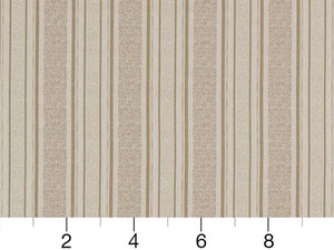 Beige Stripe Upholstery Drapery Fabric