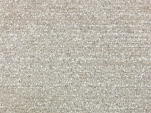 Designer Beige Cream Neutral MCM Mid Century Modern Tweed Chenille Upholstery Fabric
