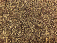 Load image into Gallery viewer, Kravet Kasan Java Crypton Brown Beige Paisley Ethnic Water &amp; Stain Resistant Upholstery Fabric