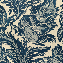 Load image into Gallery viewer, Lee Jofa Marion Print Fabric / Indigo