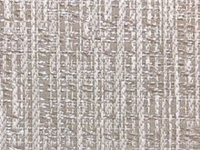 Load image into Gallery viewer, Designer Textured Water &amp; Stain Resistant Mid Century Modern Beige Taupe Neutral Upholstery Fabric