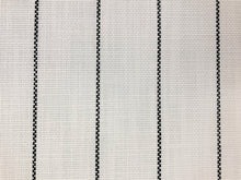 Load image into Gallery viewer, Perennials Rough Outline Blanca 875-28 Water &amp; Stain Resistant Black White Stripe Nautical Upholstery Fabric