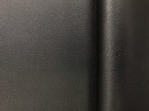 Heavy Duty Black Vegan Faux Leather Marine Upholstery Vinyl Fabric