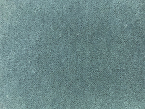 33" x 54" Designer Steel Gray Blue Water & Stain Resistant Mohair Velvet Upholstery Fabric