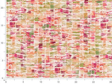Load image into Gallery viewer, Heavy Duty Magenta Green Mustard Coral Pink White Abstract Upholstery Drapery Fabric