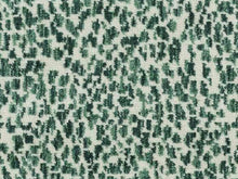 Load image into Gallery viewer, Kendall Wilkinson Soukii Pine Teal White Animal Pattern Velvet Upholstery Fabric