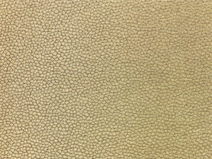 Designer MCM Mid Century Modern Water & Stain Resistant Gold Bronze Small Scale Geometric Abstract Upholstery Fabric