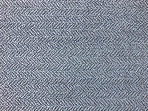 Kravet French Blue Herringbone Geometric MCM Mid Century Modern Upholstery Fabric