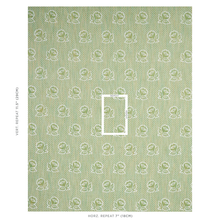 Load image into Gallery viewer, Schumacher Fleurette Fabric 82192 / Leaf