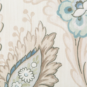 Lee Jofa Wimberly Print Fabric / Aqua/Sage