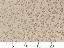 Load image into Gallery viewer, Heavy Duty Floral Green Beige Rose Seafoam Upholstery Drapery Fabric