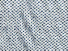 Load image into Gallery viewer, White Navy Blue Small Print Geometric Upholstery Drapery Fabric