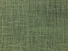 Load image into Gallery viewer, 1.75 Yds Designer Olive Green Belgian Linen MCM Mid Century Modern Upholstery Drapery Fabric