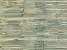 Load image into Gallery viewer, Abstract Aqua Blue Beige Gray Stain &amp; Water Resistant Mid Century Modern Upholstery Fabric