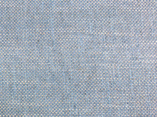 Load image into Gallery viewer, Designer Linen Woven Wool French Blue Beige MCM Mid Century Modern Upholstery Drapery Fabric