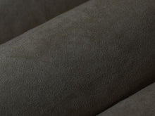 Load image into Gallery viewer, Charcoal Gray Green Faux Suede Drapery Fabric