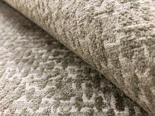 Load image into Gallery viewer, Designer Water &amp; Stain Resistant Textured Abstract Taupe Chenille Upholstery Fabric