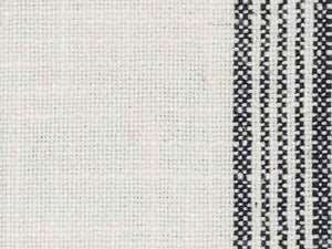 Navy on White - Farmhouse Stripe Fabric