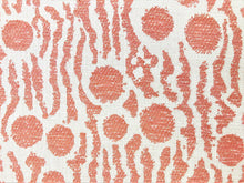 Load image into Gallery viewer, Donghia Moxie Coral Beige 10277-006 Tribal Ethnic Sunbrella Indoor Outdoor Water &amp; Stain Resistant Abstract Upholstery Drapery Fabric