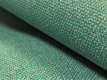 Load image into Gallery viewer, Spradling Kilkenney Tweed Horizon Textured Mid Century Modern Teal Blue Faux Leather Upholstery Vinyl