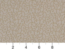 Load image into Gallery viewer, Taupe Grey Swirl Upholstery Drapery Fabric