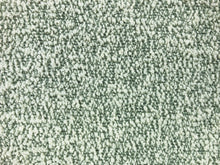 Load image into Gallery viewer, Designer Reversible Water &amp; Stain Resistant Sage Green Cream Boucle MCM Mid Century Modern Upholstery Fabric