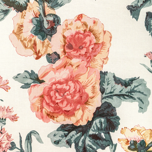 Lee Jofa Upton Cotton Fabric / Tea/Rose