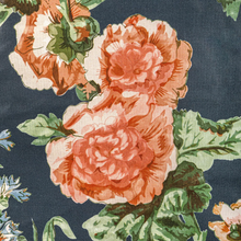 Load image into Gallery viewer, Lee Jofa Upton Cotton Fabric / Navy/Coral