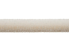 Load image into Gallery viewer, 2.5&quot; Wide Ivory Cream Taupe Ombre Woven Textured Drapery Tape Trim