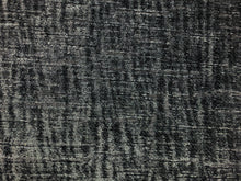 Load image into Gallery viewer, Designer Cotton Charcoal Grey Textured Chenille Upholstery Drapery Fabric