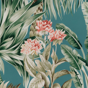 Lee Jofa Caluya Print Fabric / Lagoon