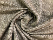 Load image into Gallery viewer, Schumacher Mamet Barley Linen Cotton Blend Geometric Beige Taupe Neutral Woven Tweed Upholstery Fabric