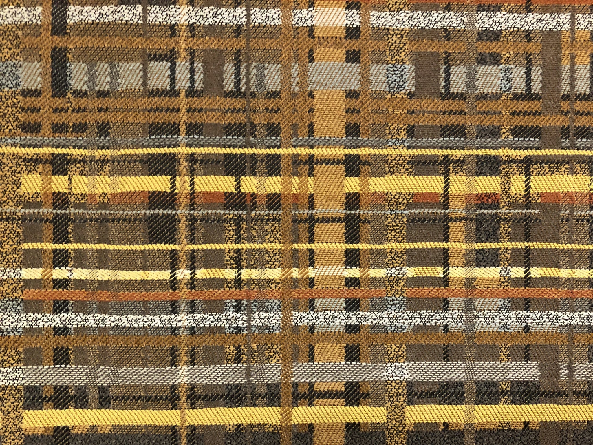 Mustard Yellow Plaid Wallpaper