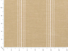 Load image into Gallery viewer, Crypton Water &amp; Stain Resistant Nautical Stripe Beige Off White Upholstery Fabric